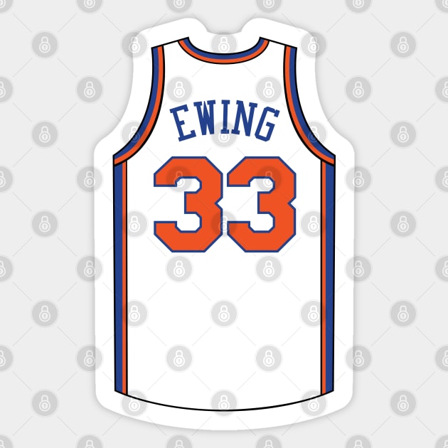 Patrick Ewing New York Jersey Qiangy Sticker by qiangdade